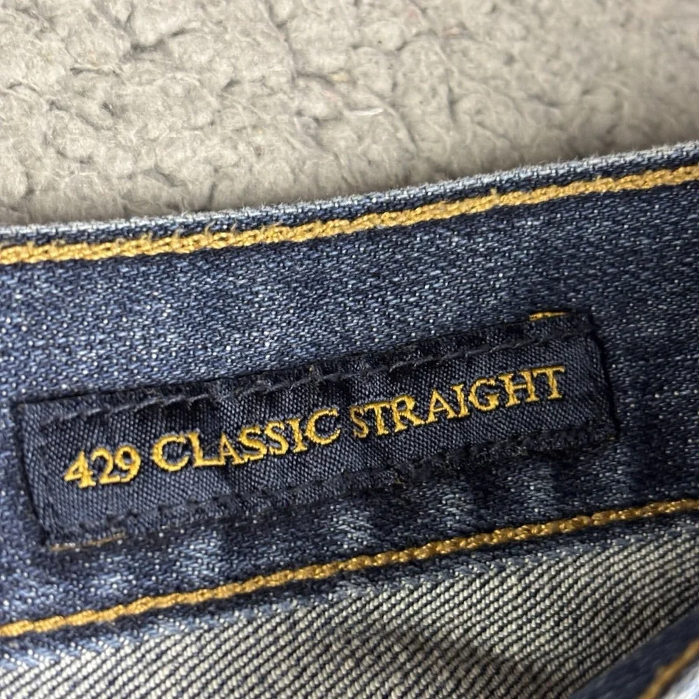 Lucky Brand 429 Classic Straight Jeans Men's Sz 40x32 Vintage Stretch dark Wash